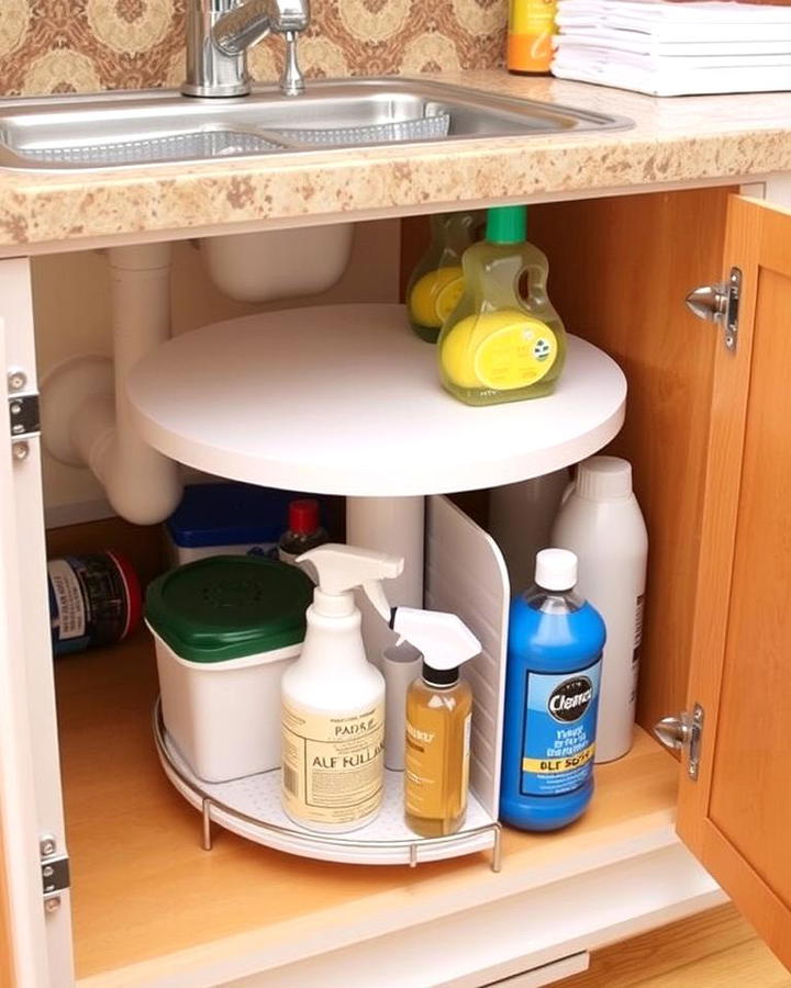 Add a Lazy Susan for Easy Access