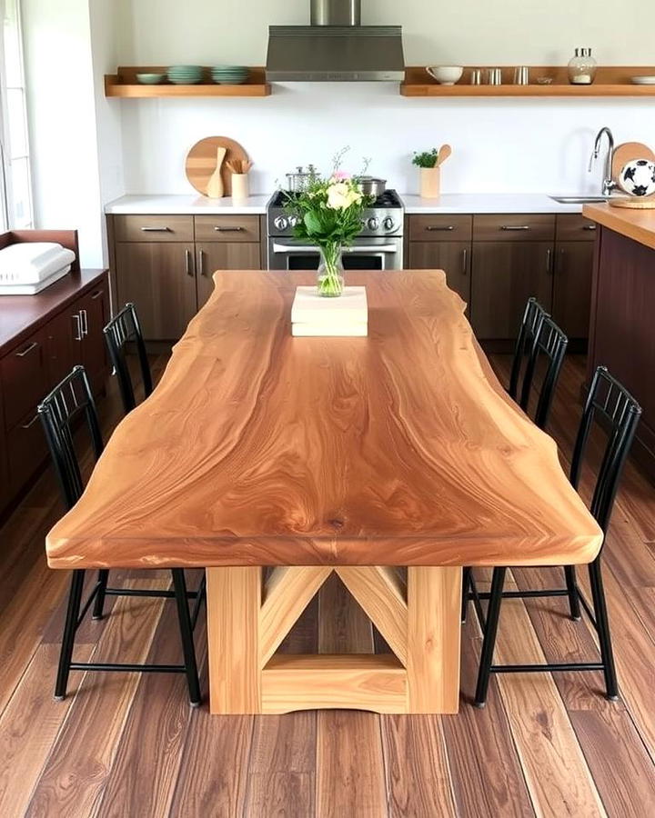 Add a Live Edge Dining Table