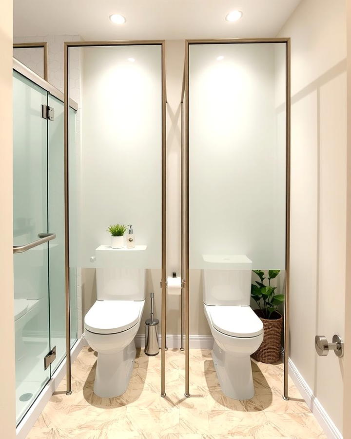 Add a Separate Toilet Area for Privacy