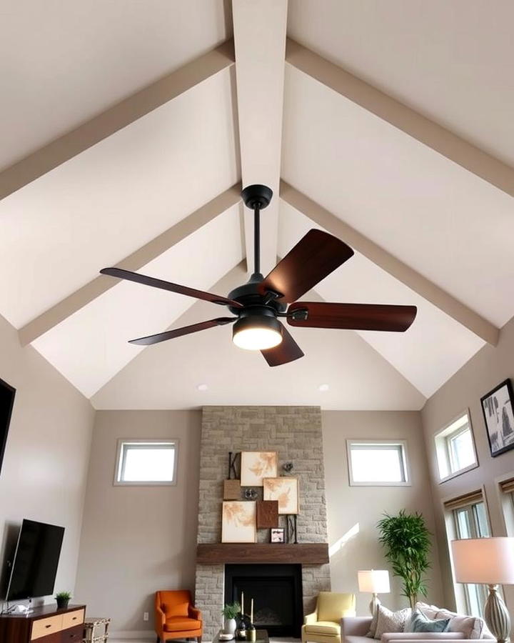 Adding a Floating Ceiling Fan for Comfort