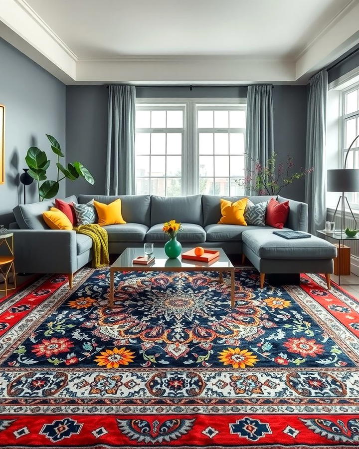 Adding a Statement Rug