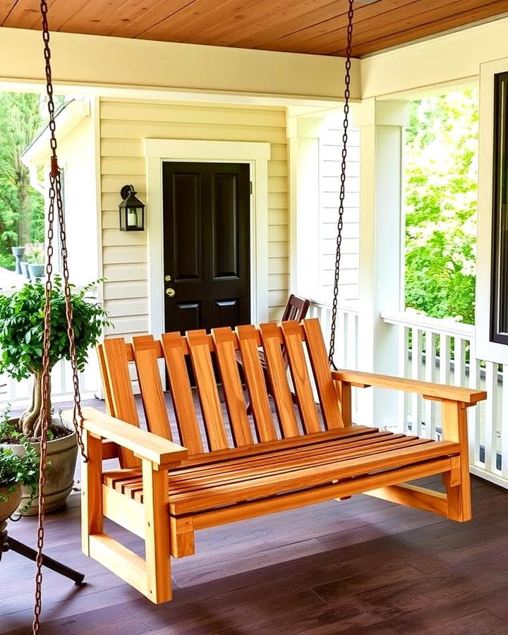 Adirondack Style Porch Swing