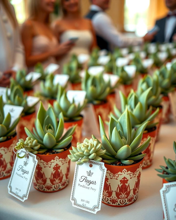 Agave Plant Wedding Favors