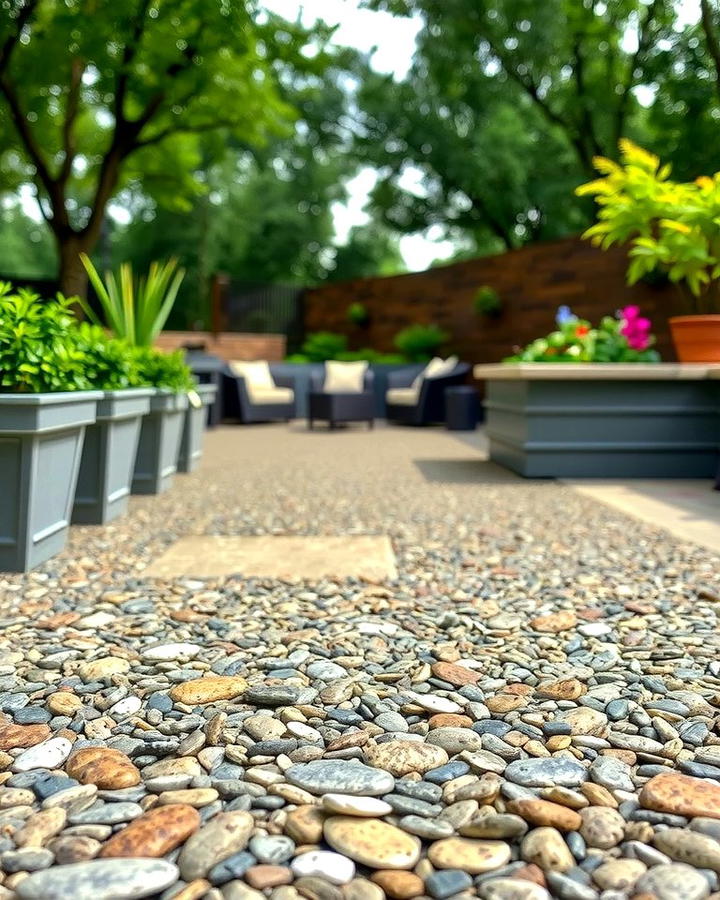 Aggregate Concrete for a Textured Finish