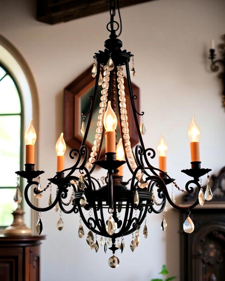 Antique Chandelier for Dramatic Lighting