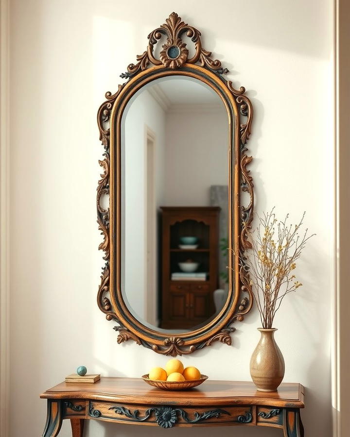 Antique Framed Mirror