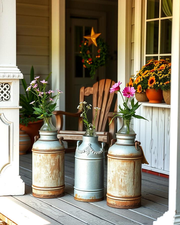 Antique Milk Cans