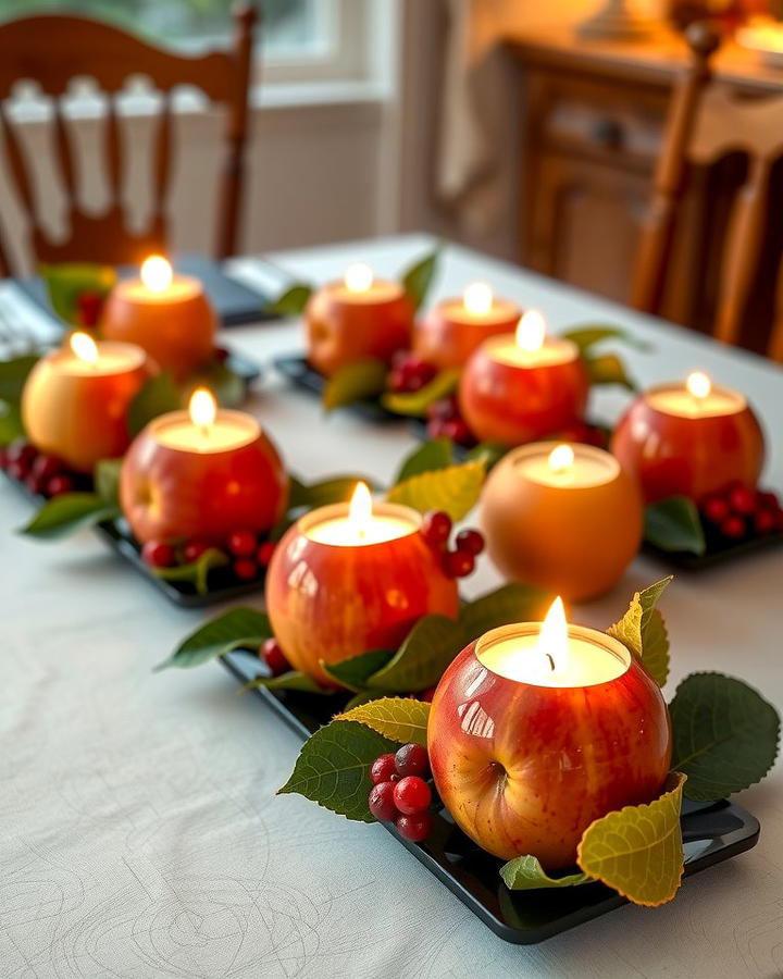 Apple Candle Holders