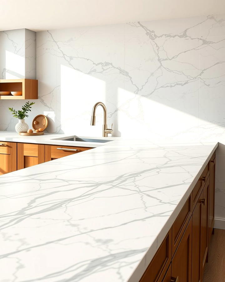 Arabescato Marble Countertop