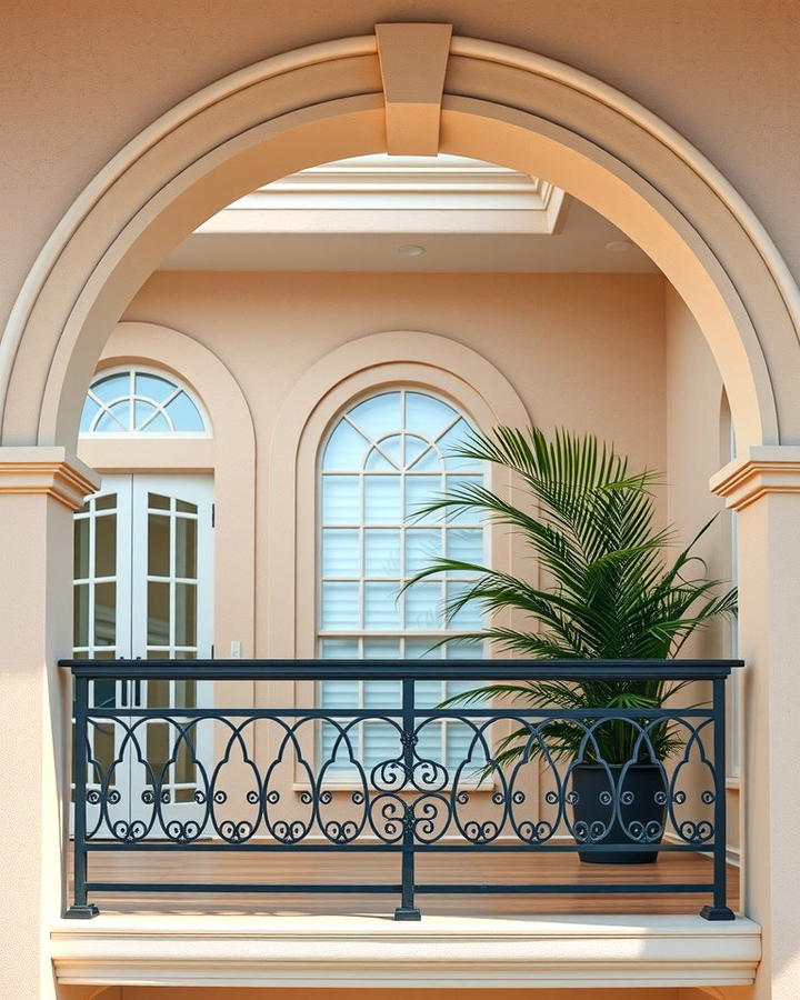 Arched Balcony Railing