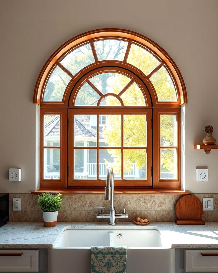 Arched Window for Architectural Elegance