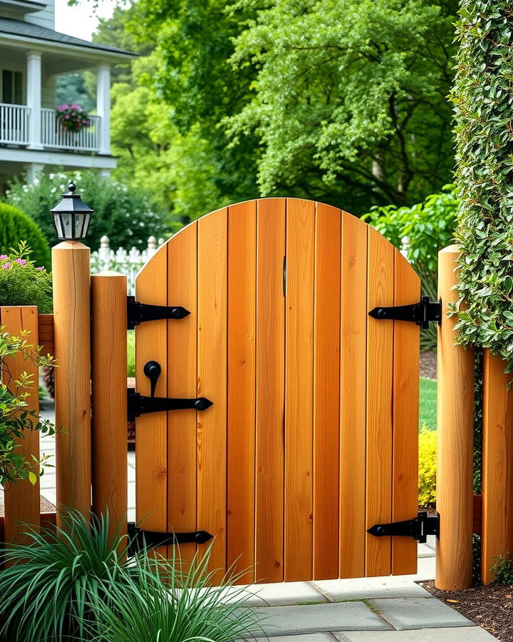 Arched Wooden Gate