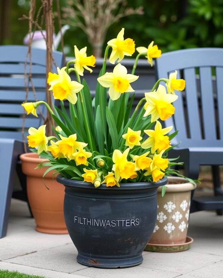 Arrange Daffodils in Containers