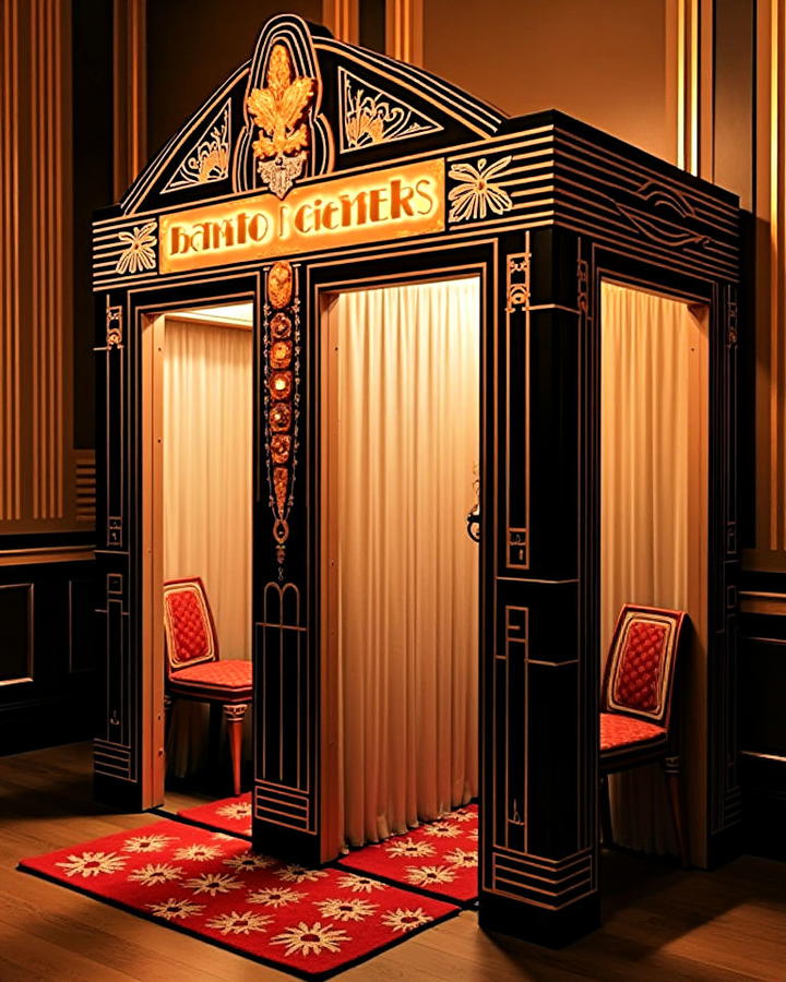 Art Deco Wedding Photo Booth