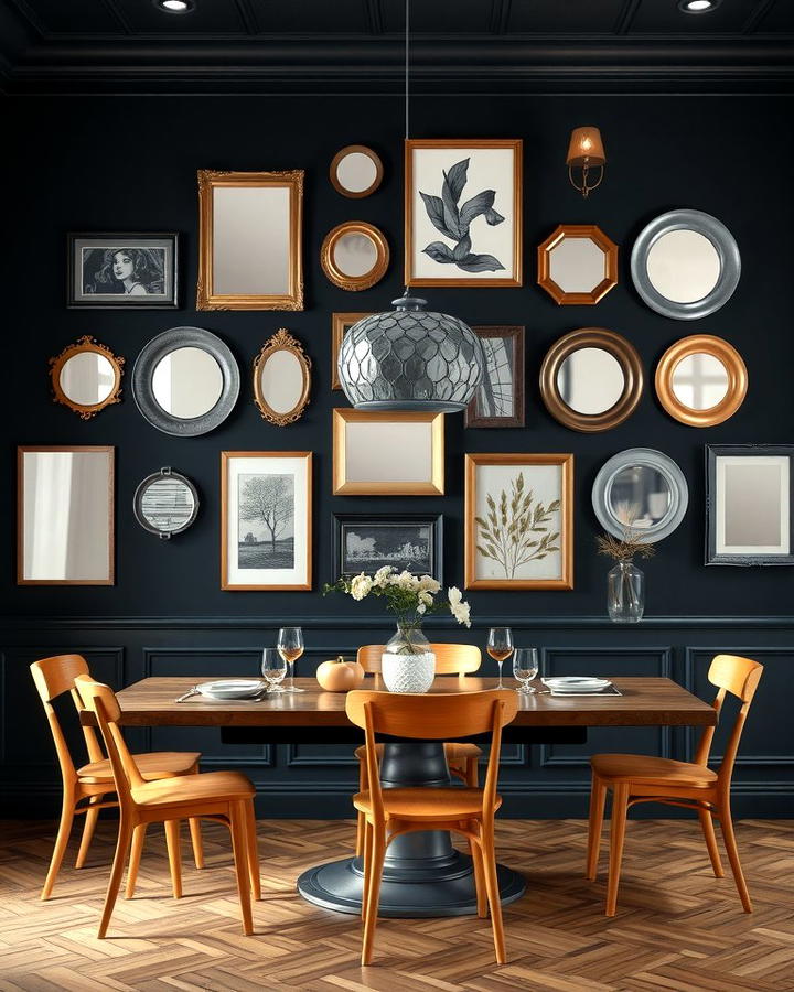 Artistic Dining Room Feature