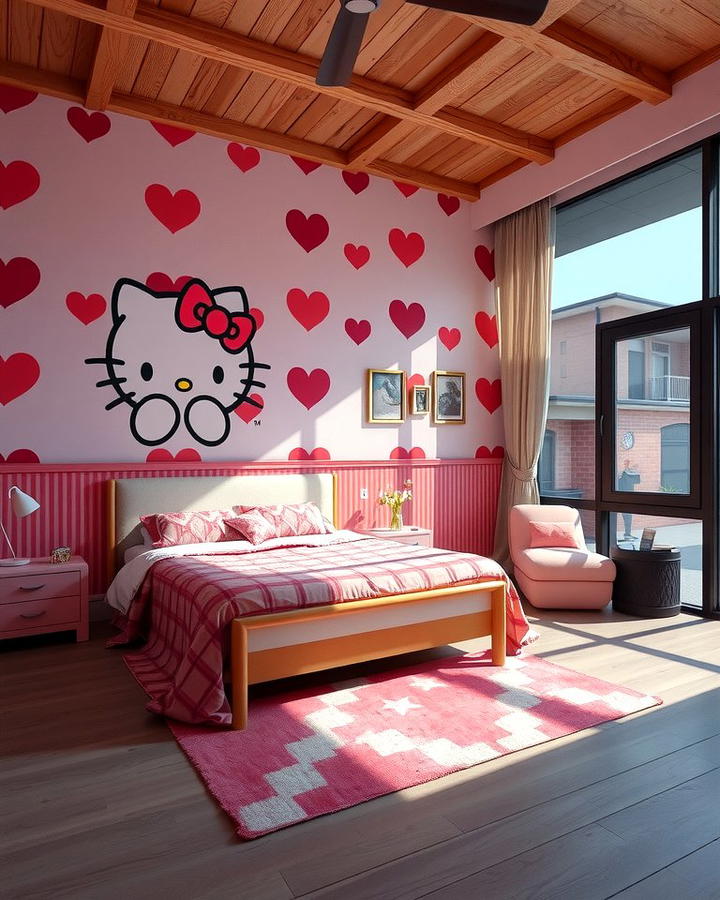 Artistic Hello Kitty Wall Murals