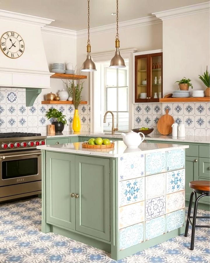 Artistic Touch with Patterned Tiles