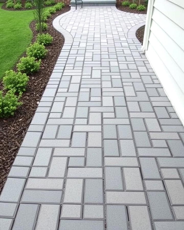 Ashlar Pattern Walkway