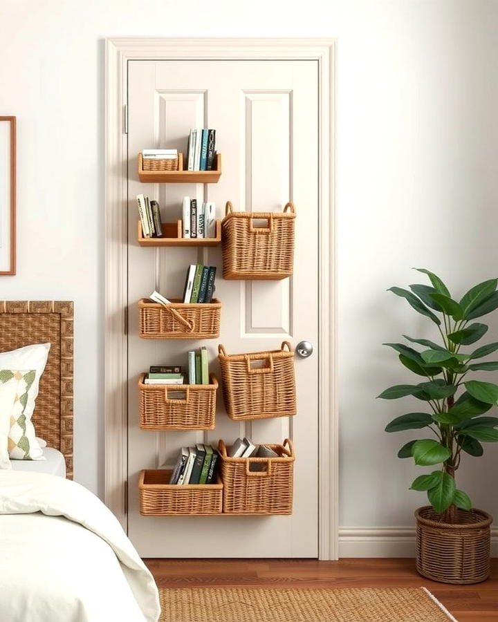 Attach Woven Baskets for Storage