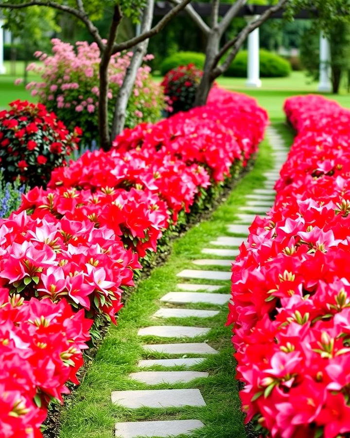 Azalea Lined Pathways