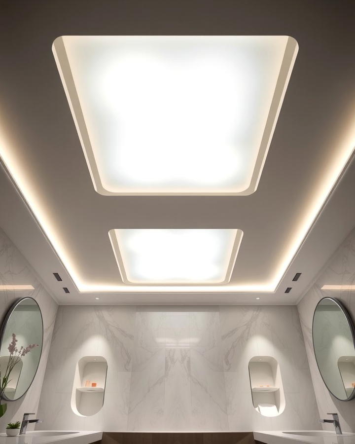 Backlit Ceiling Panels for a Luxe Touch