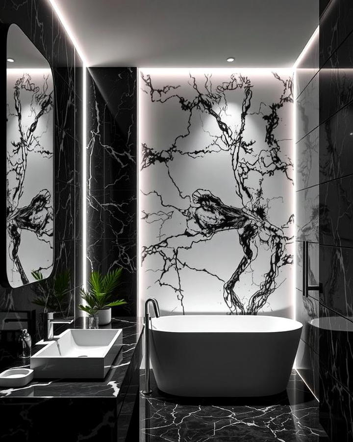 Backlit Marble Elements