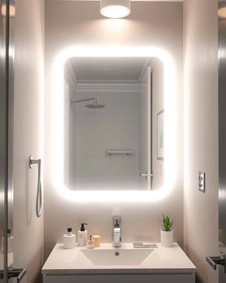 Backlit Mirrors for a Contemporary Look