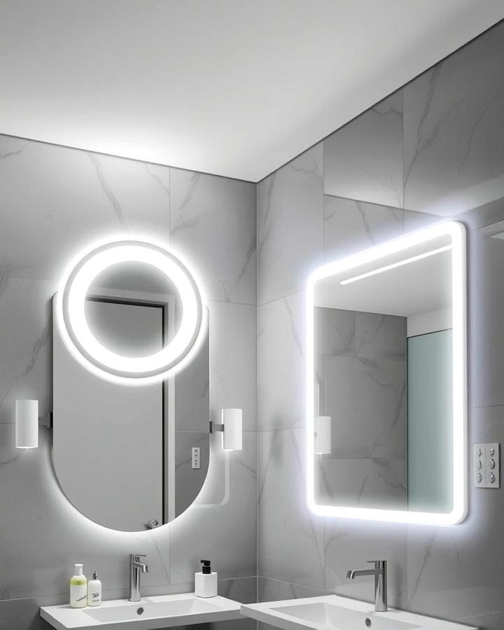 Backlit Mirrors for a Subtle Glow