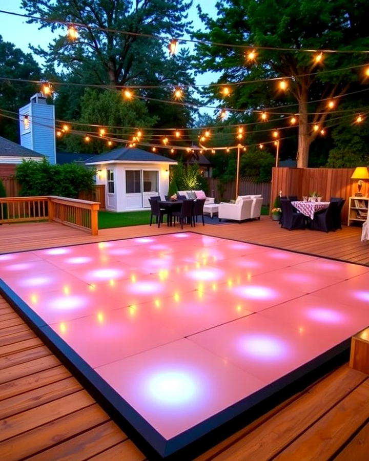 Backyard Dance Floor