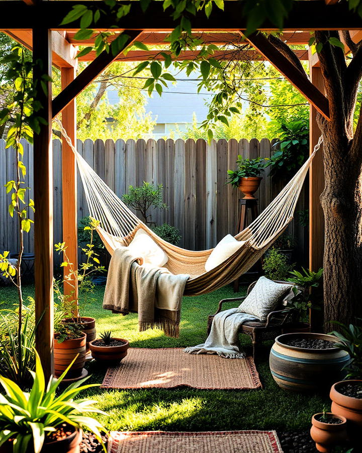 Backyard Hammock Nook