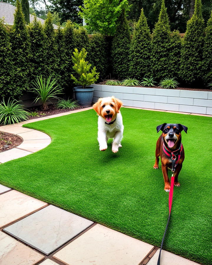 Backyard Pet Friendly Turf Area