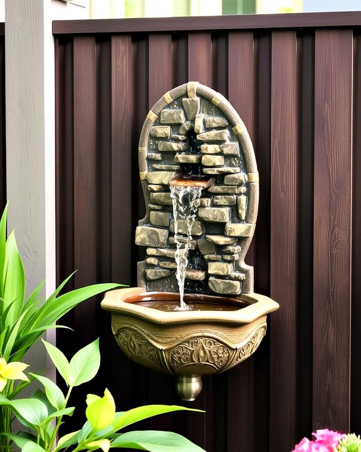 Backyard Wall Mounted Fountain