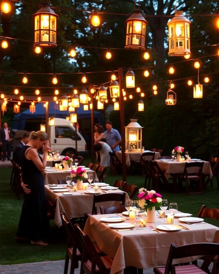 Backyard Wedding Reception