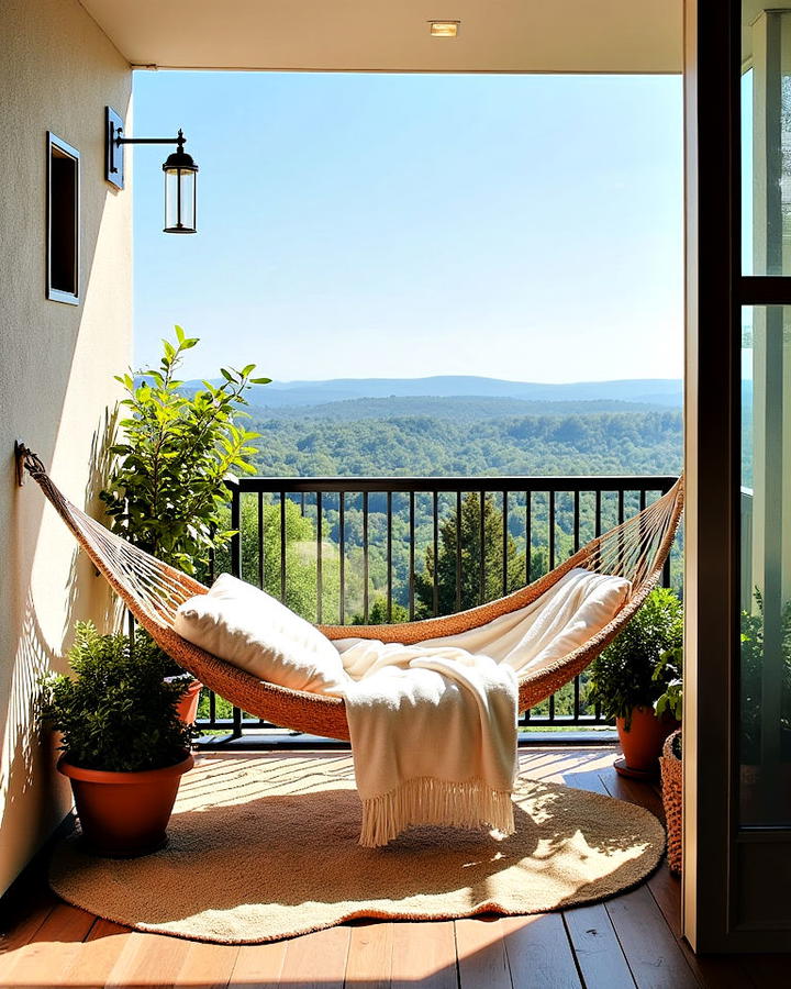 Balcony Hammock Idea