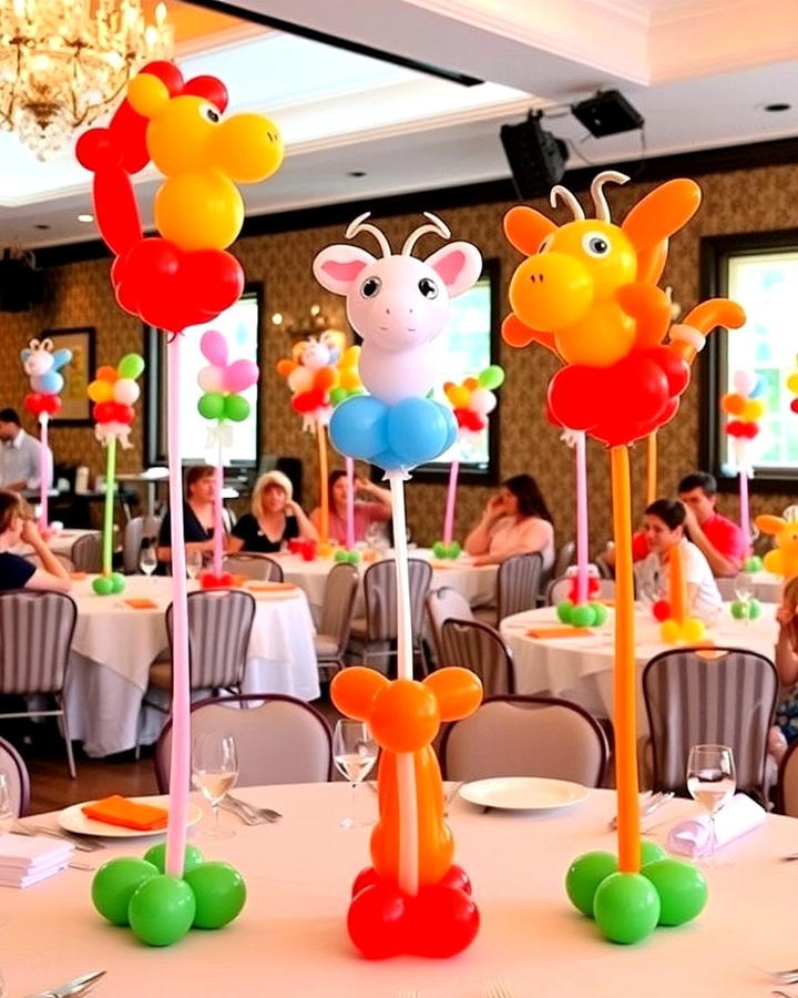 Balloon Animal Centerpieces