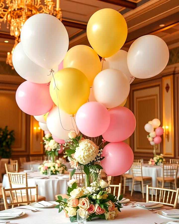 Balloon and Floral Combination