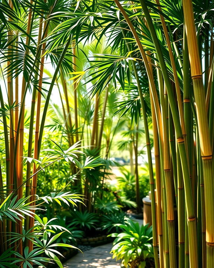 Bamboo Borders for a Tropical Vibe