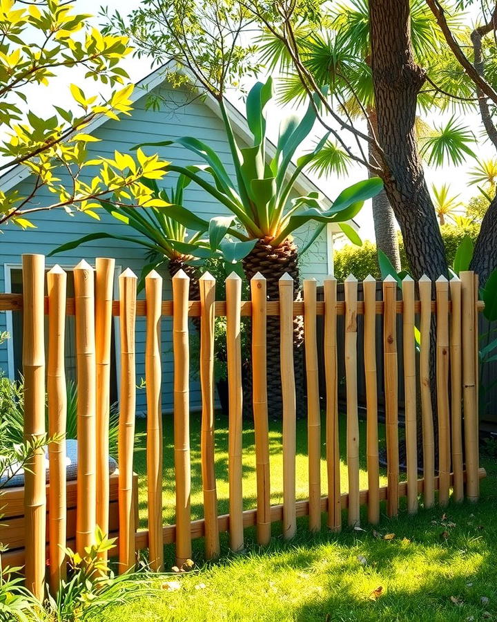 Bamboo Dog Fence for Eco Friendly Charm