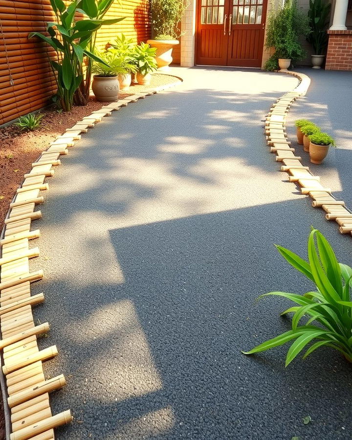 Bamboo Edging for Eco Friendly Appeal