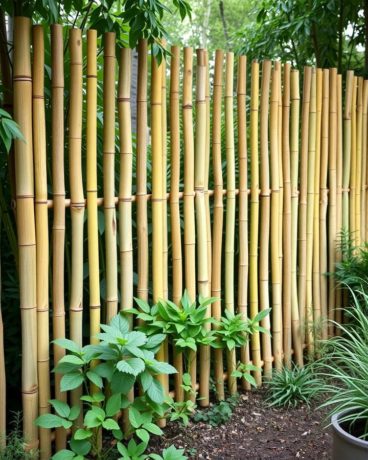 Bamboo Fence Elegance