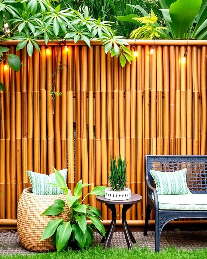 Bamboo Fencing for a Natural Touch