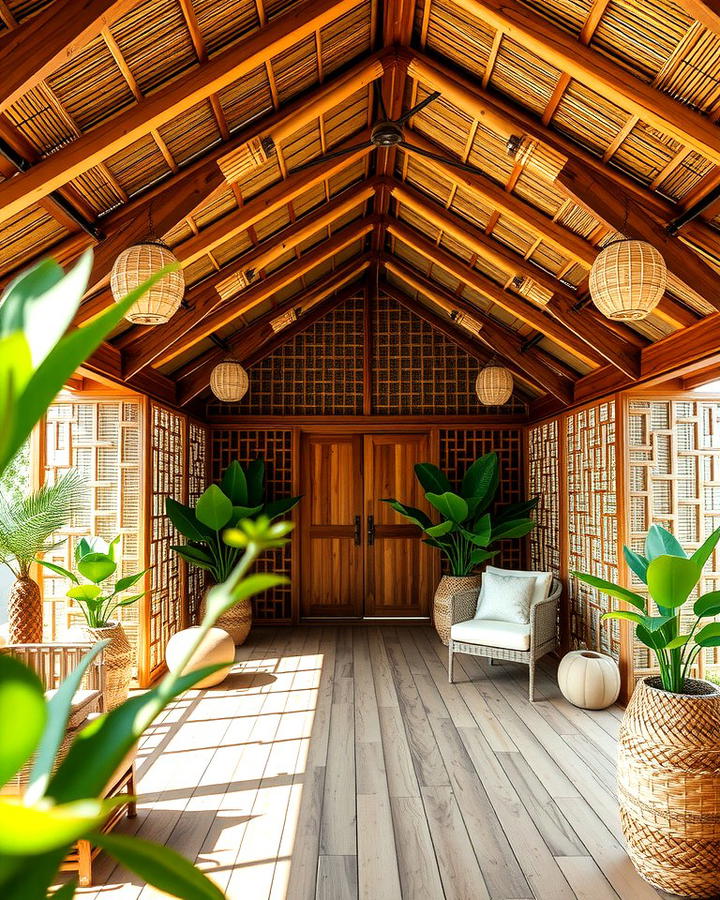 Bamboo Lattice for a Tropical Vibe