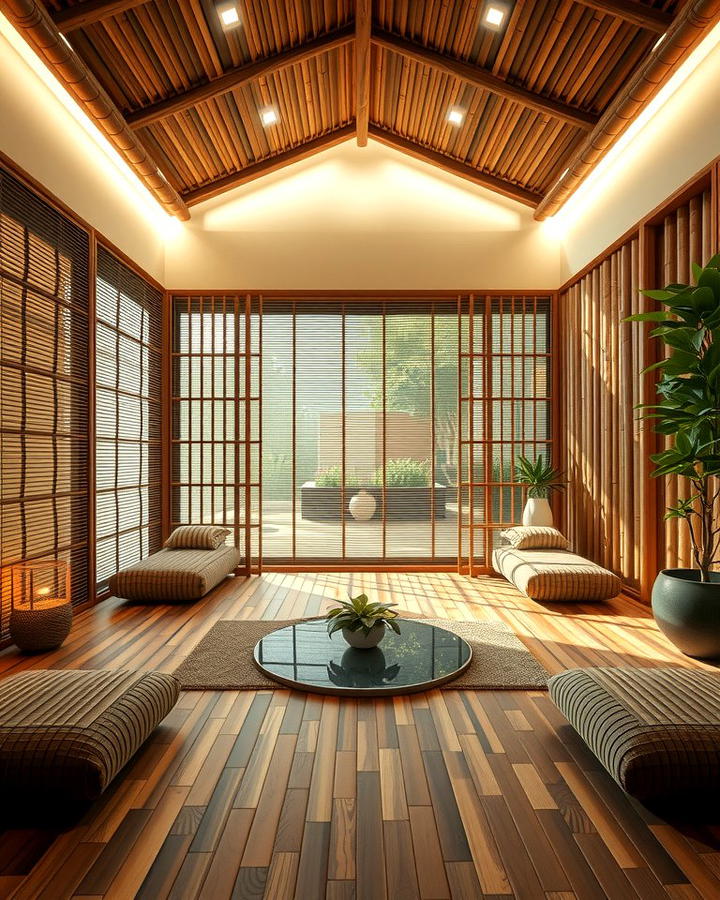 Bamboo Meditation Room