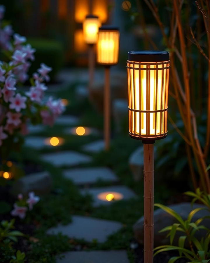 Bamboo Pathway Lights