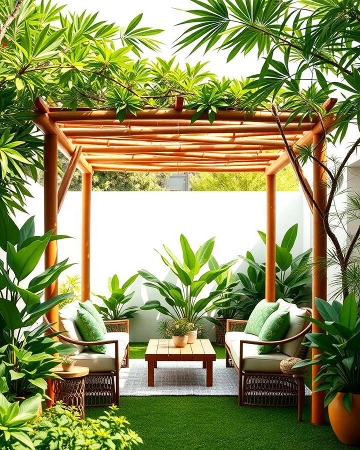 Bamboo Pergola