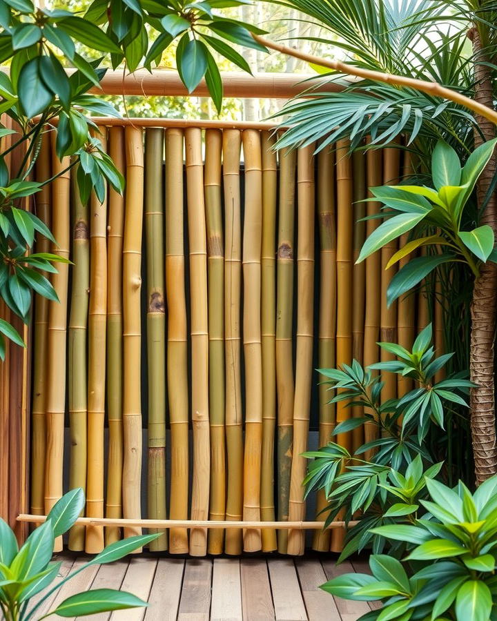 Bamboo Privacy Gate