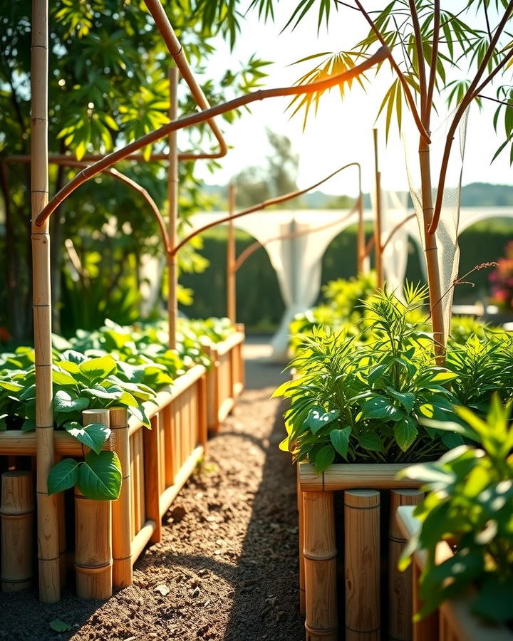 Bamboo Raised Beds