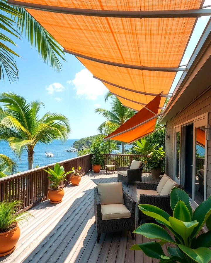 Bamboo Roll Up Awnings