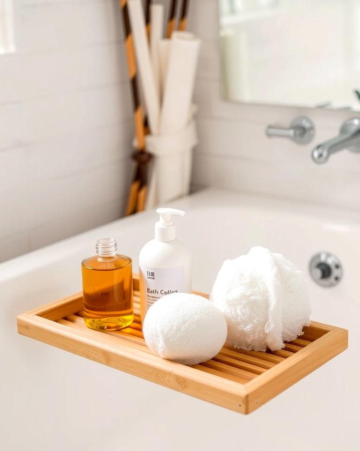 Bamboo Tray for a Spa Like Vibe