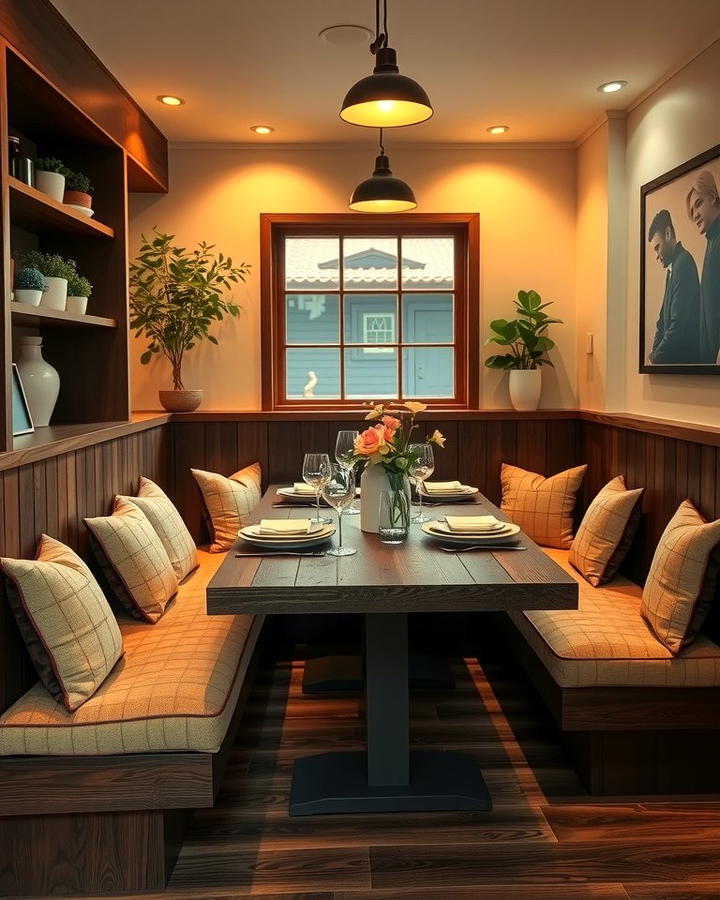 Banquette Seating for Cozy Dining